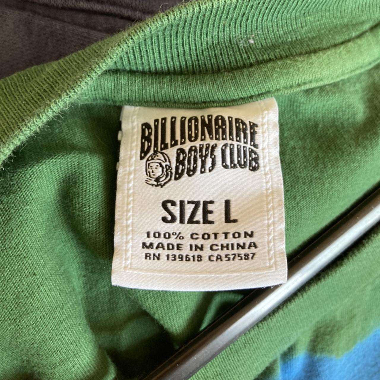 BILLION AIR BOYS CLUB GREEN/BLUE LONG SLEEVE TOP -... - Depop