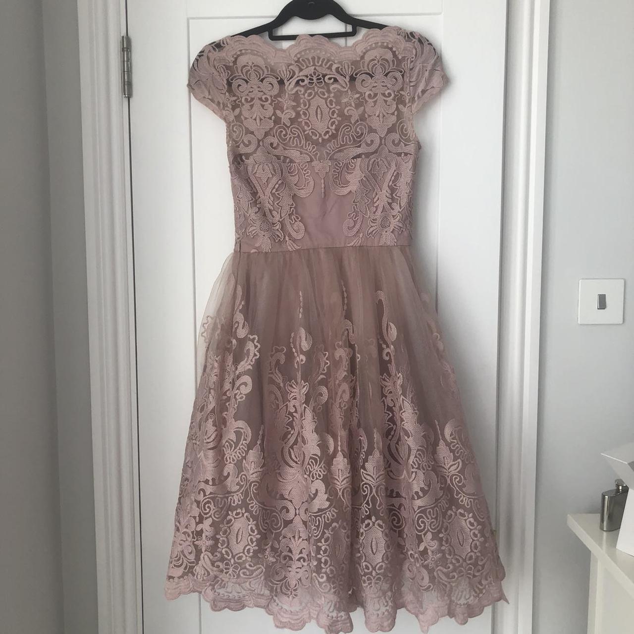 Plus Size Chi Chi London CHI CHI Blush Pink Liviah Dress, Compare