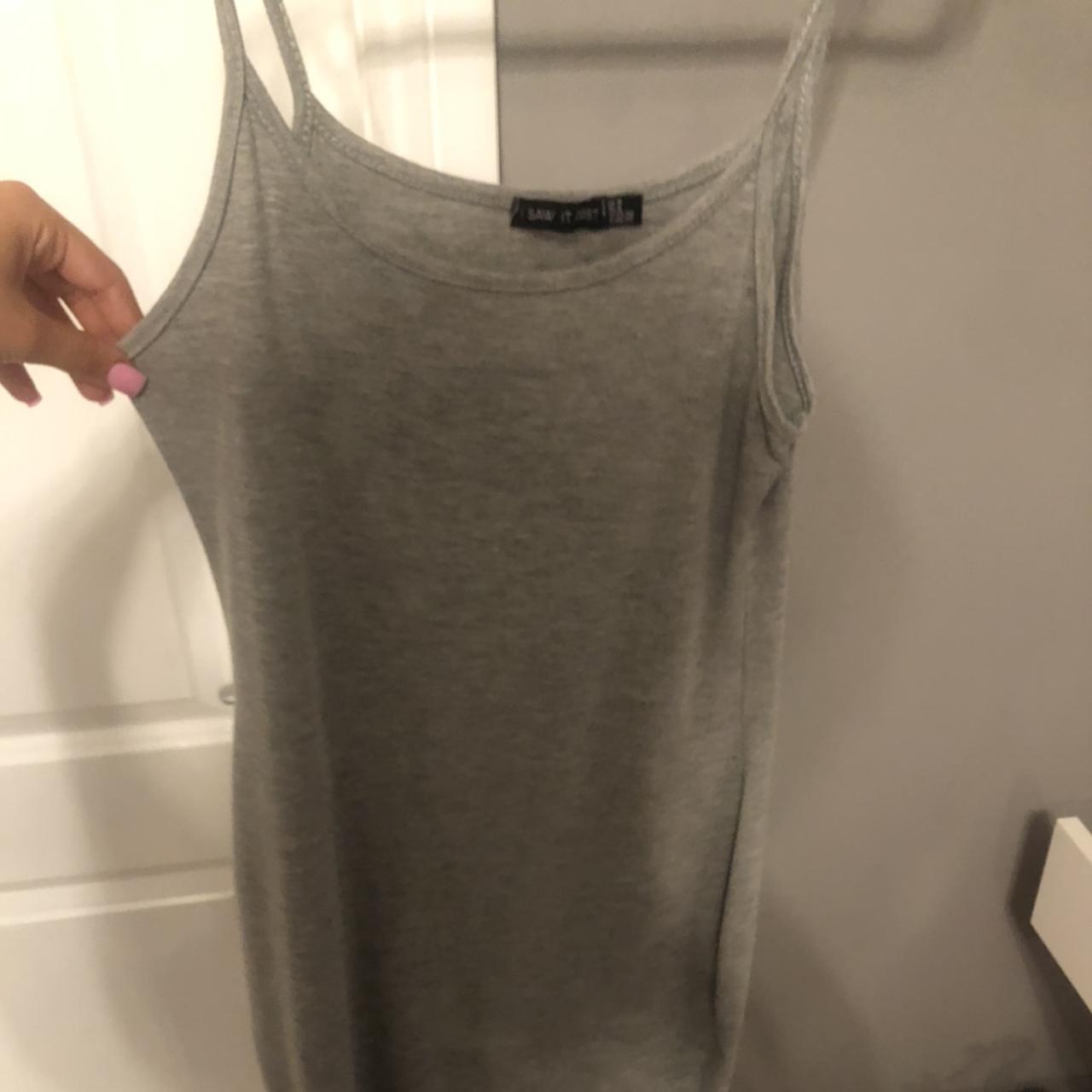 Grey Bodycon Sleeveless Dress