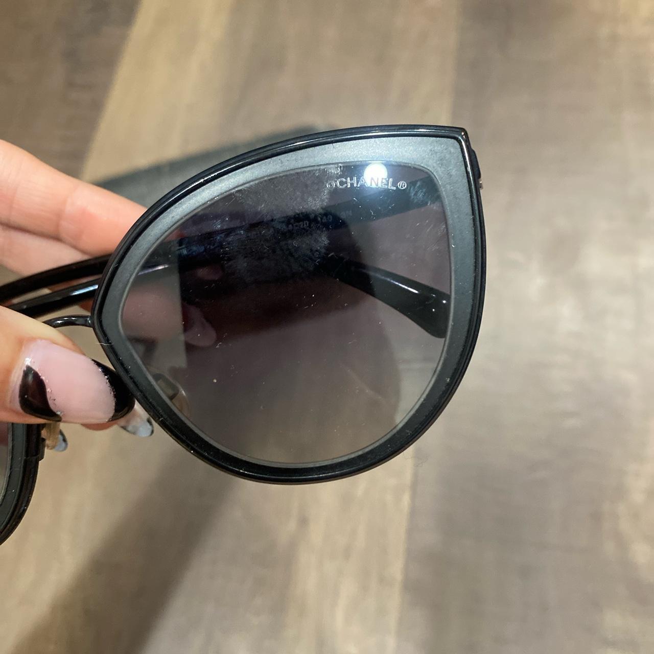 Vintage Chanel cat eye sunglasses! Never worn - Depop