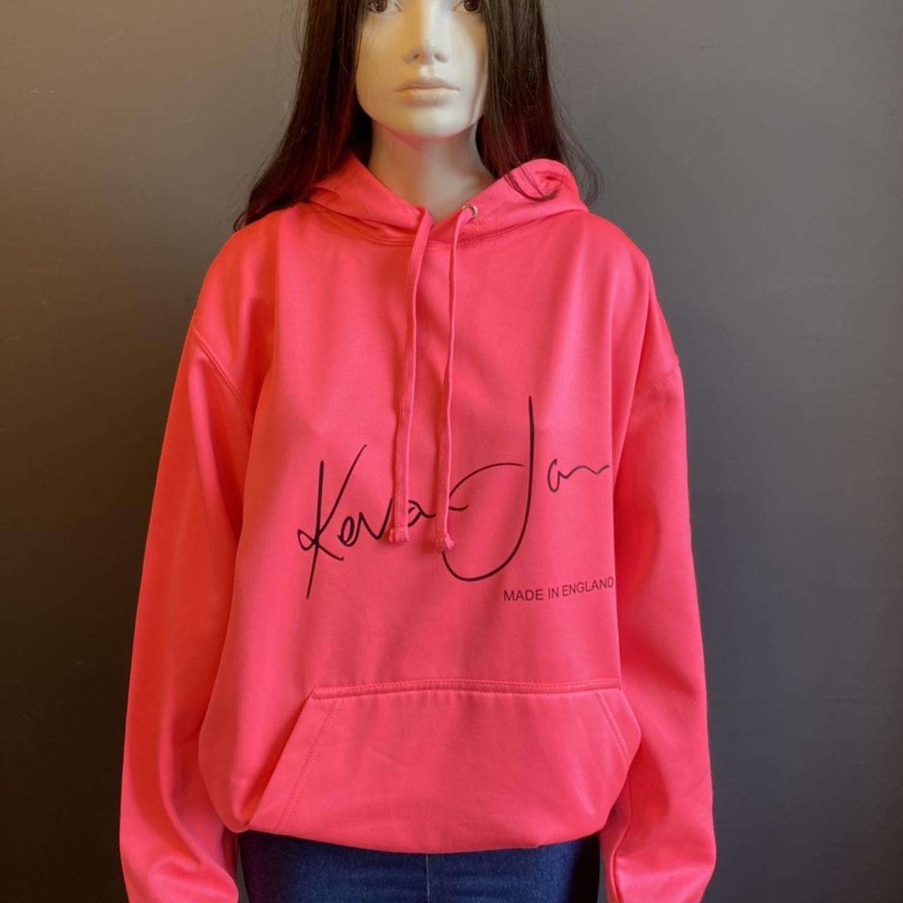 KEVAN JON LUX HOODIE NEON Pink SELF COLOURED