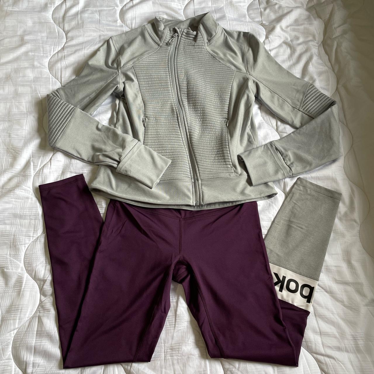 Mondetta dark grey leggings with pockets. Size xs. - Depop