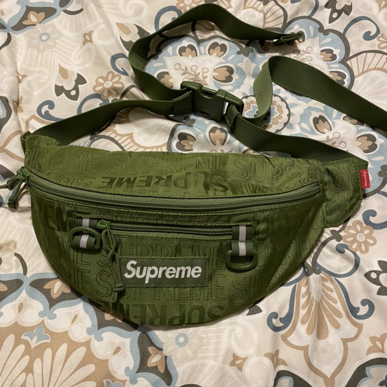 Supreme waist bag SS19 Featuring an all-over - Depop