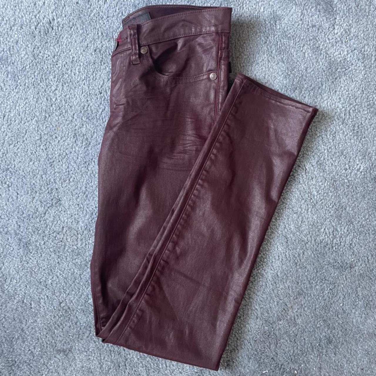 cute dark purple jeans!!! -measurements • waist:... - Depop
