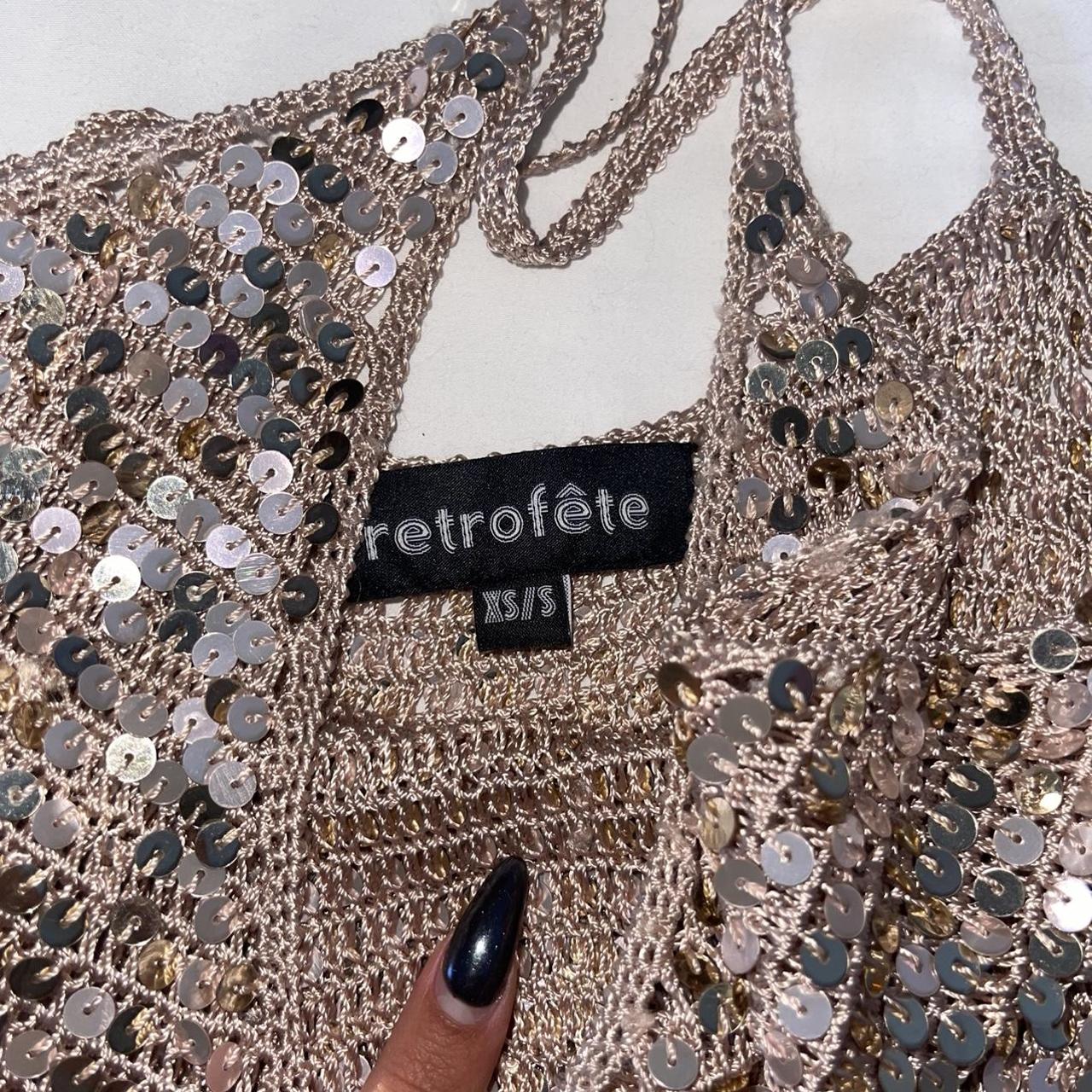 Retrofete renata sequin dress. Only worn once DM... Depop