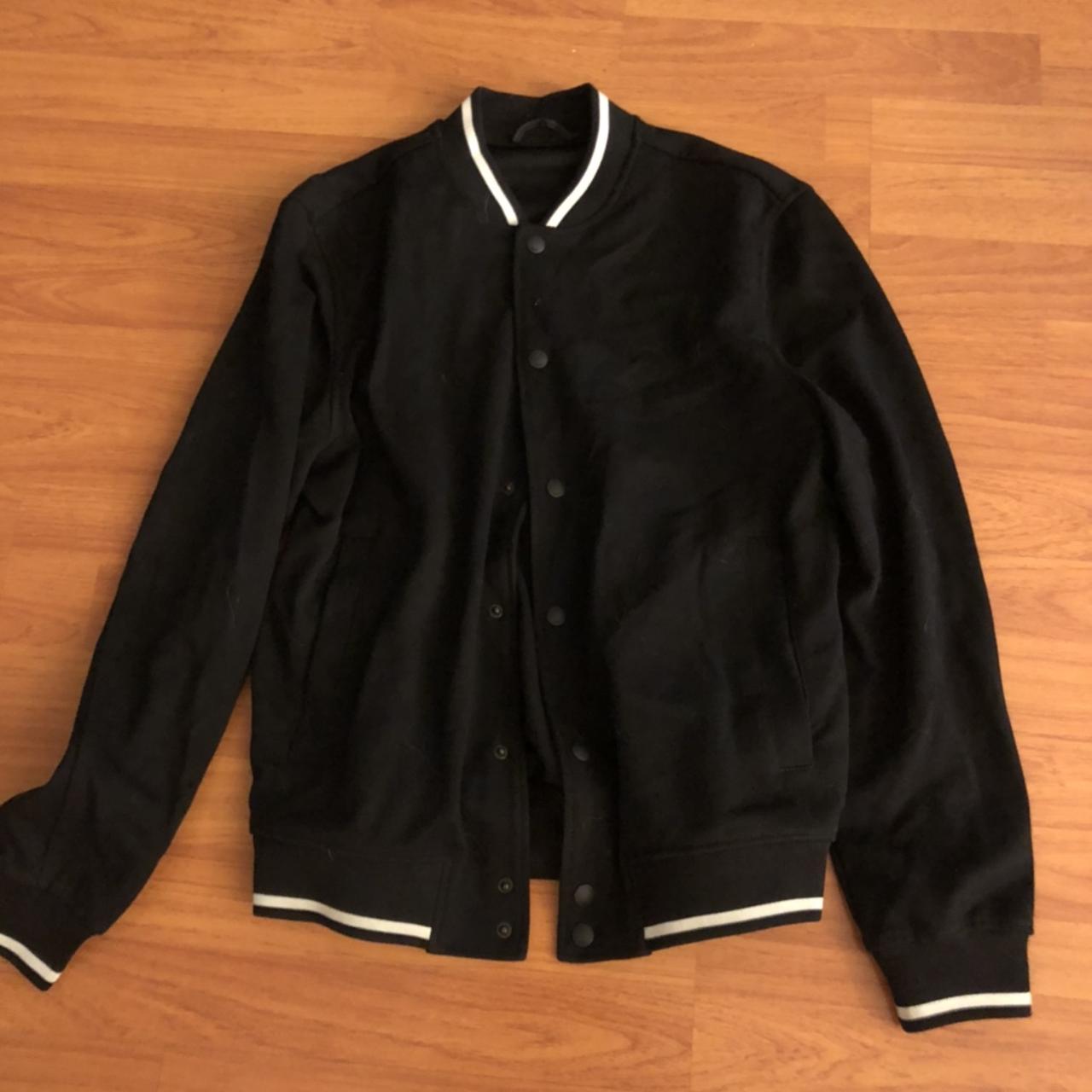 Zara Letterman coaches jacket. Nice mid weight... - Depop