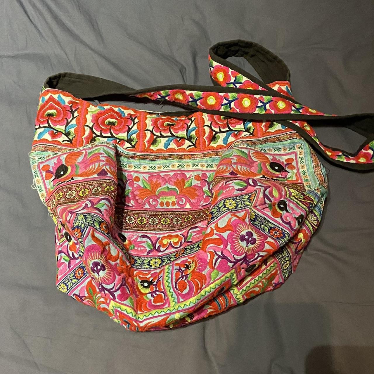 big tote bag fits a lot of things with such a cute... Depop