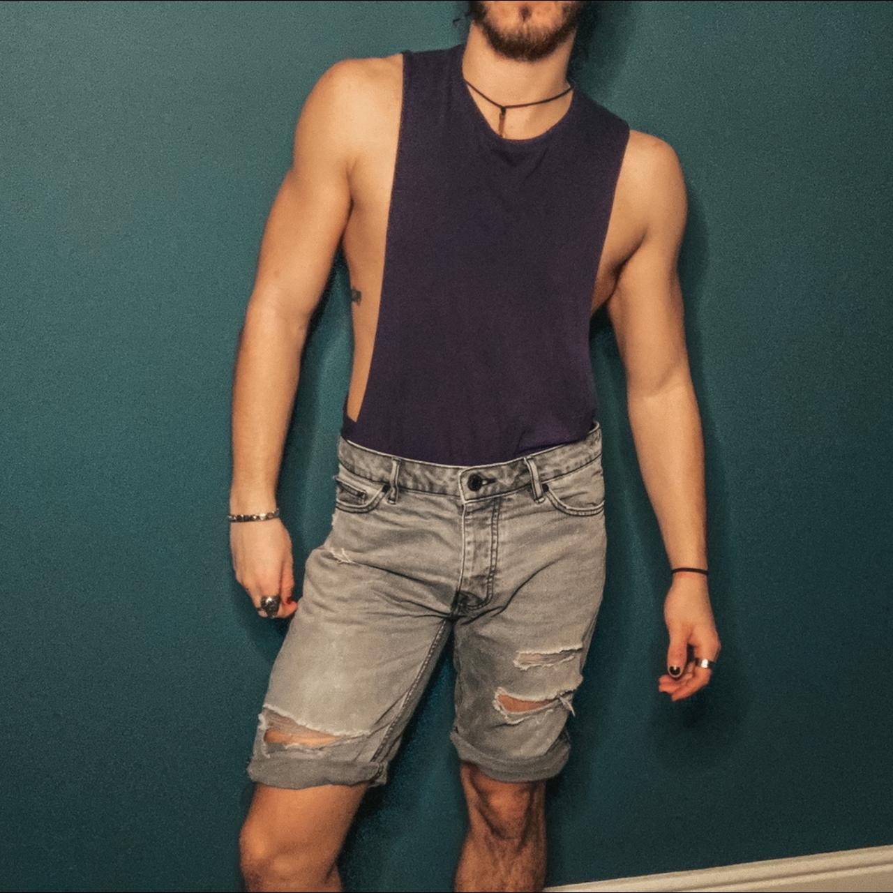 Primark Men's Grey Shorts Depop
