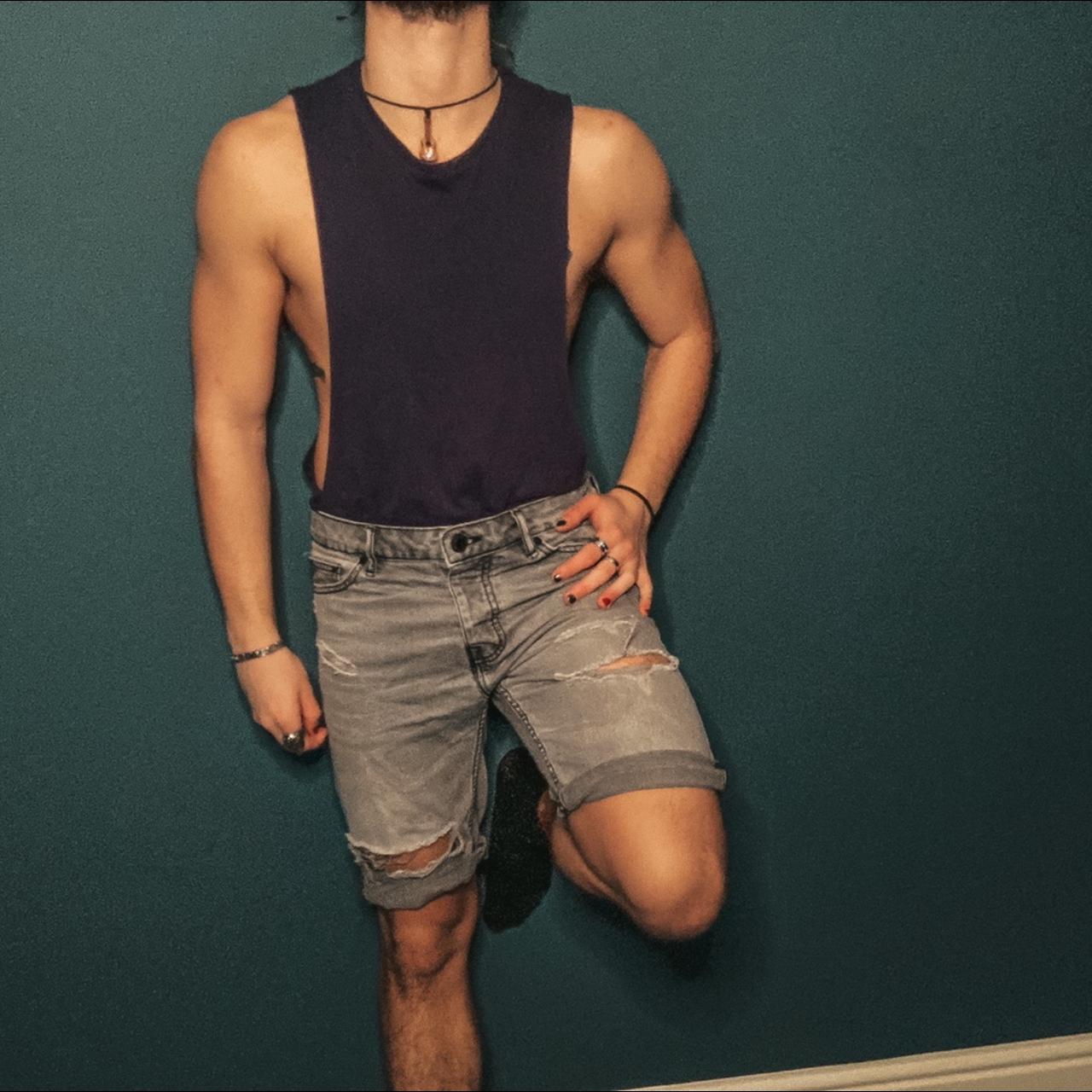 Primark Men's Grey Shorts Depop