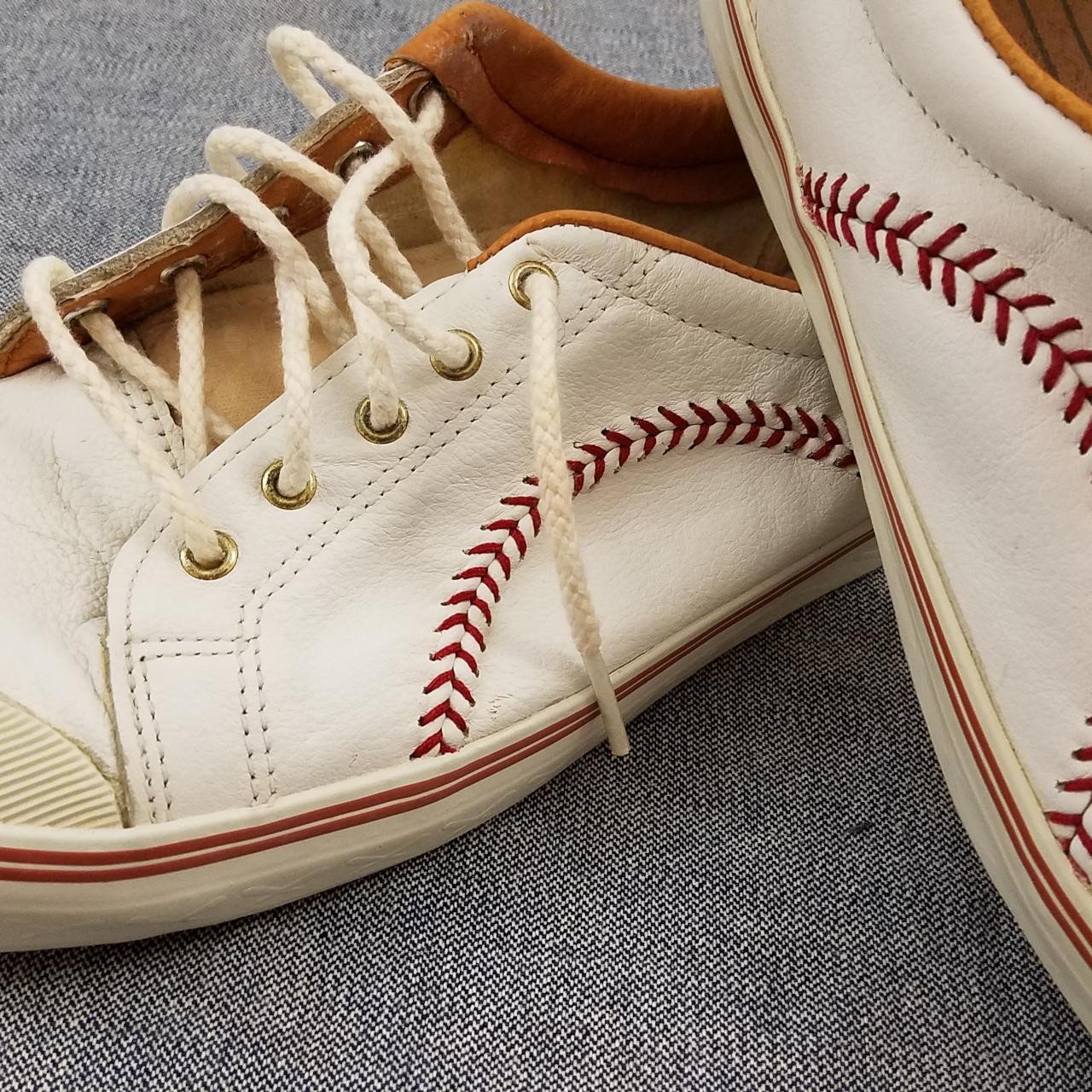 1992 baseball keds. Leather sneakers are in great... Depop