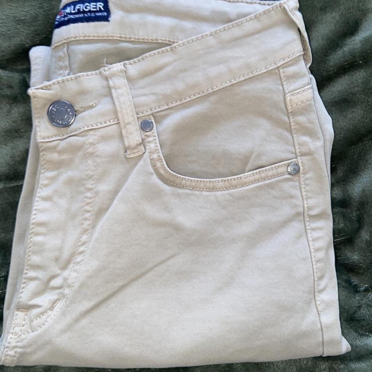 Tommy Hilfiger Cream Men jeans •size 30 •brand new... - Depop