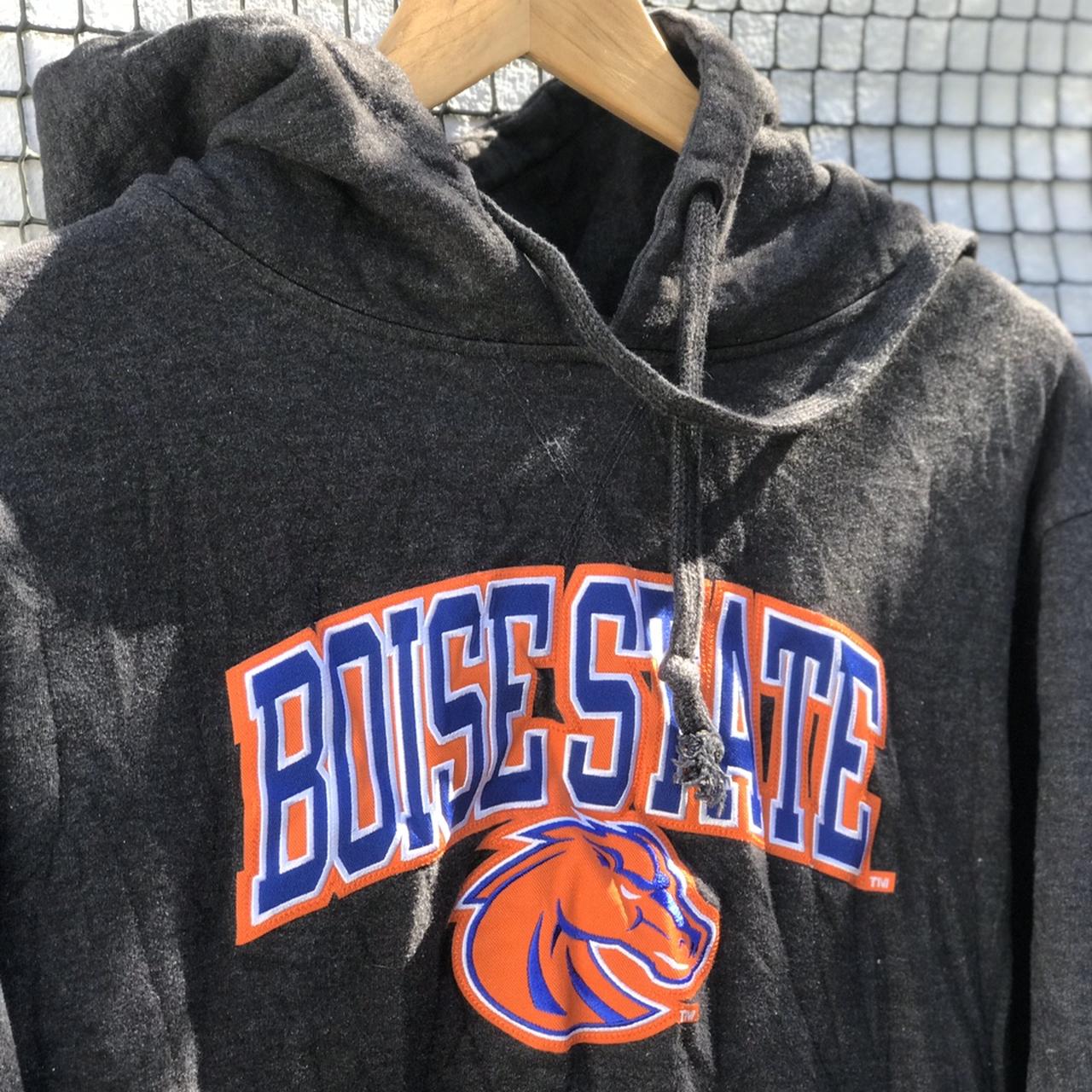 VINTAGE USA 90s BOISE STATE COLLEGE HOODIE... - Depop