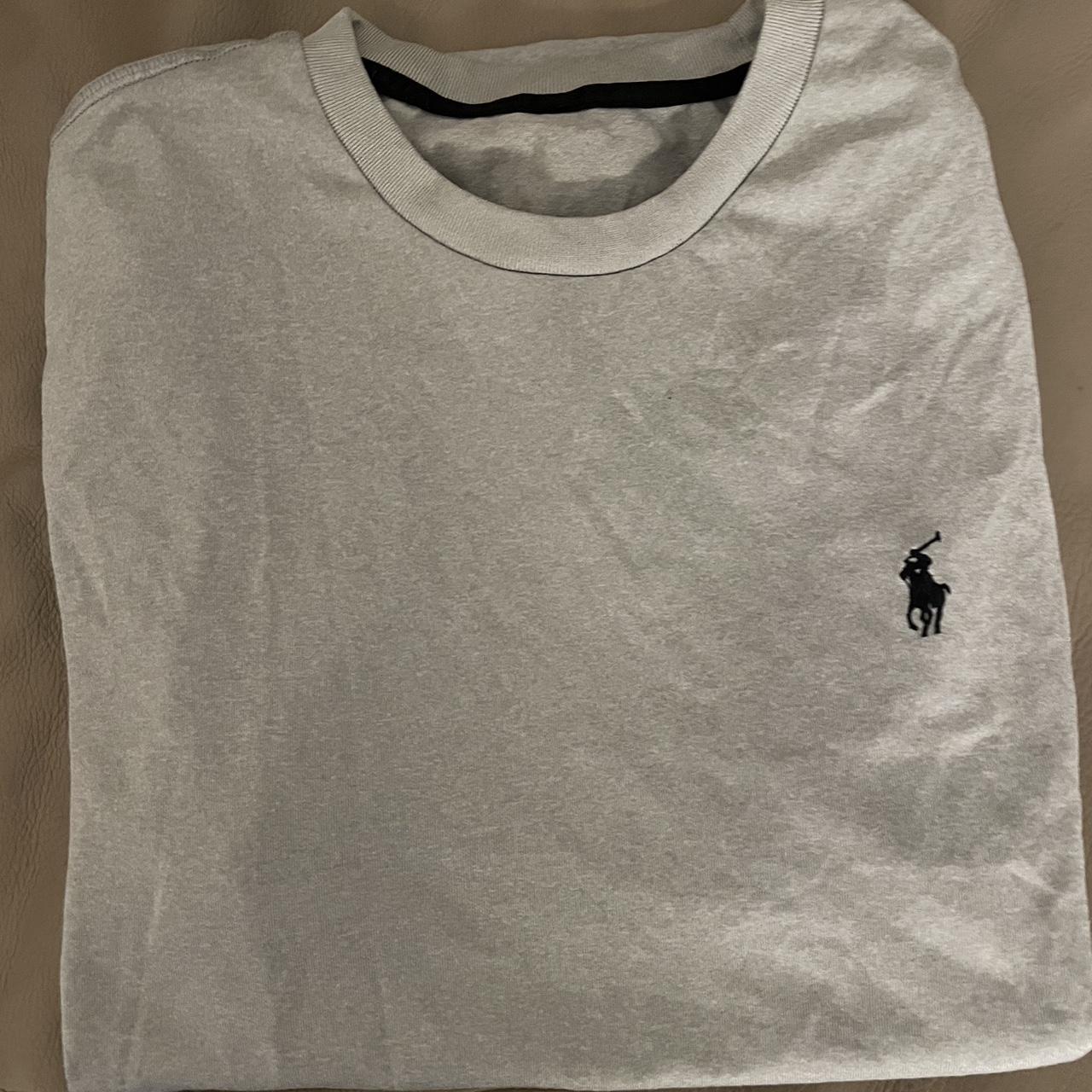 Men’s Grey Polo Ralph Lauren sport T-shirt Size... - Depop