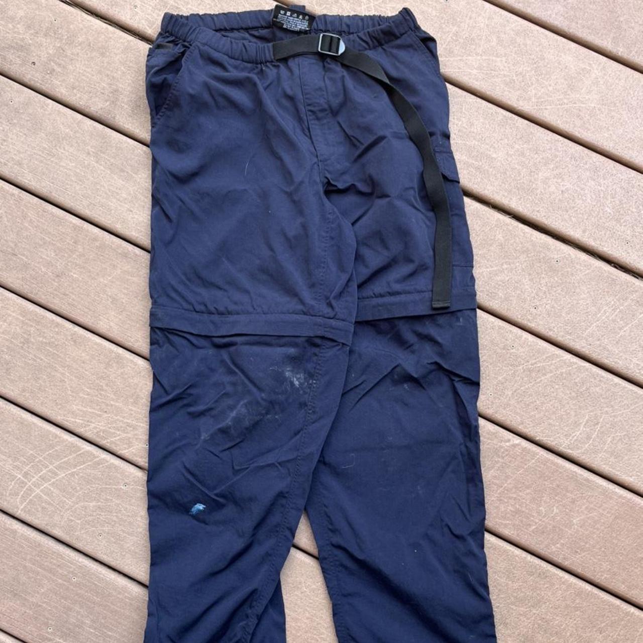 Kathmandu blue cargo/Y2K pants size M, in good... Depop