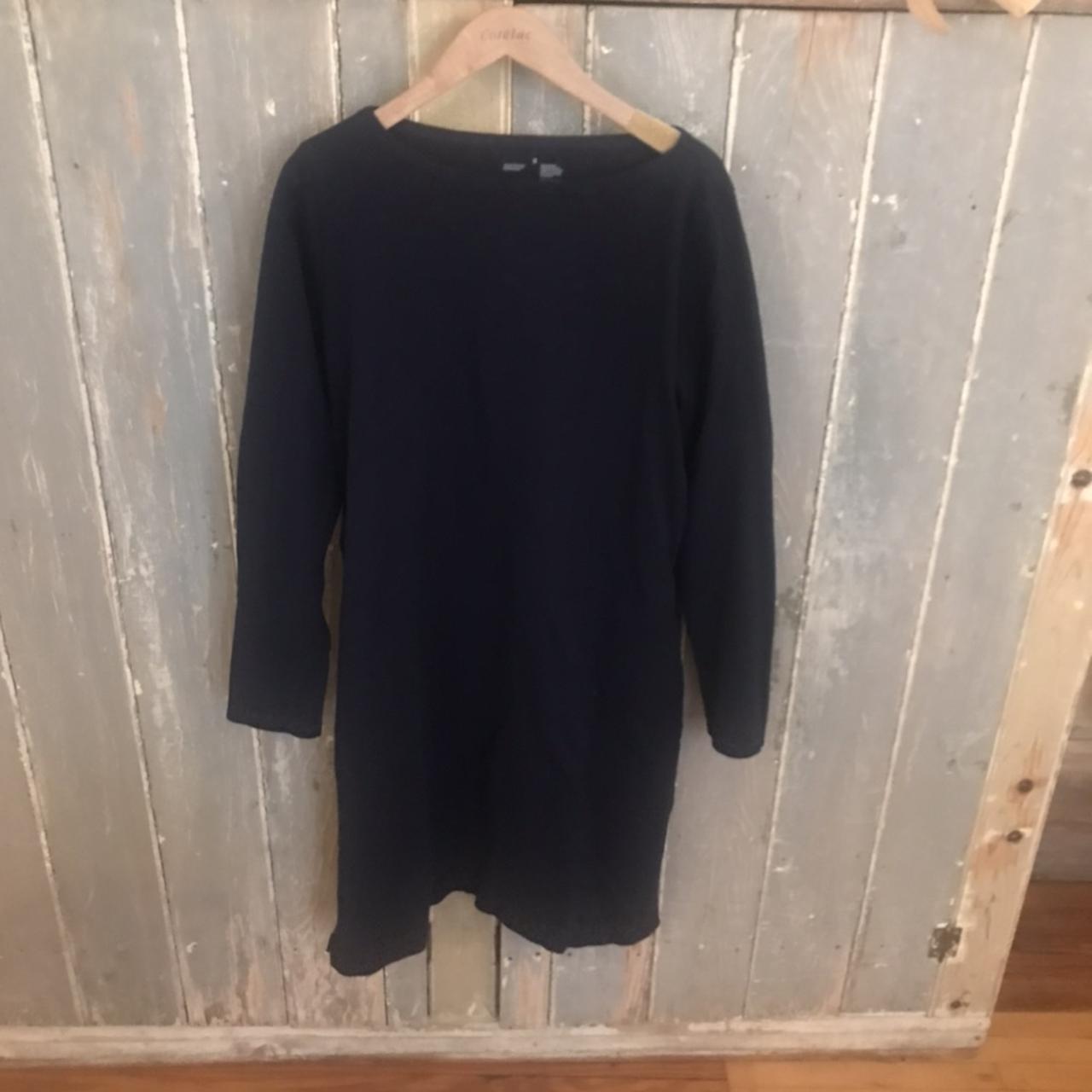 Fabulous Muji navy cotton dress! Retails for $49.... - Depop