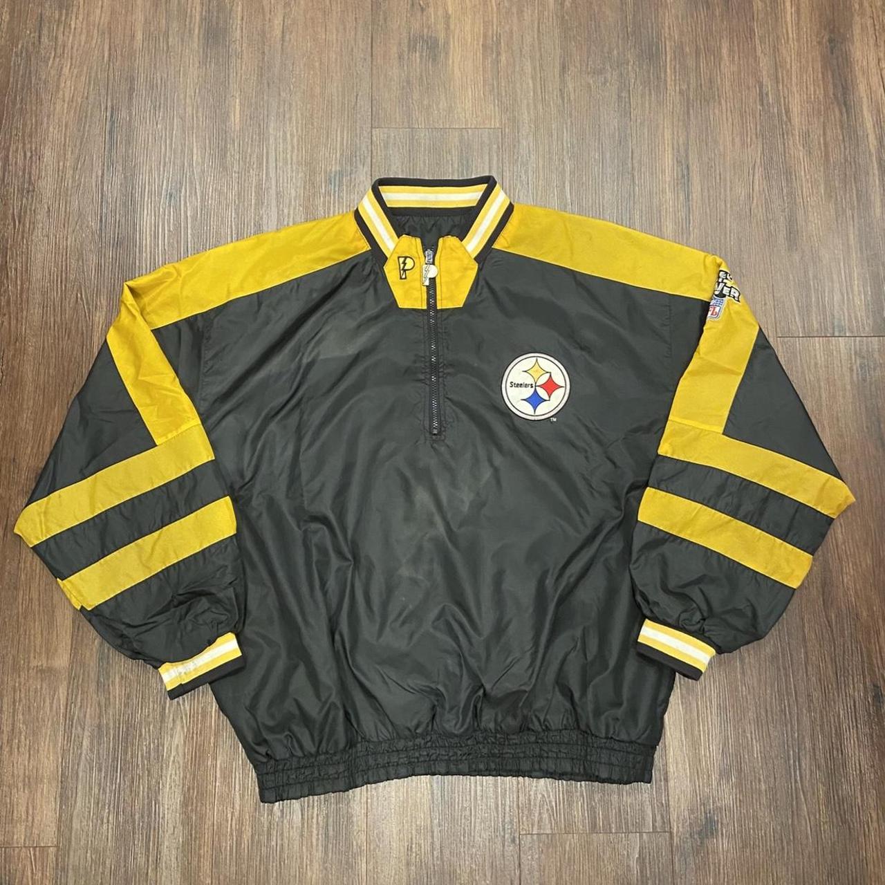 Vintage Pittsburgh Steelers Pro Player Jacket - Depop