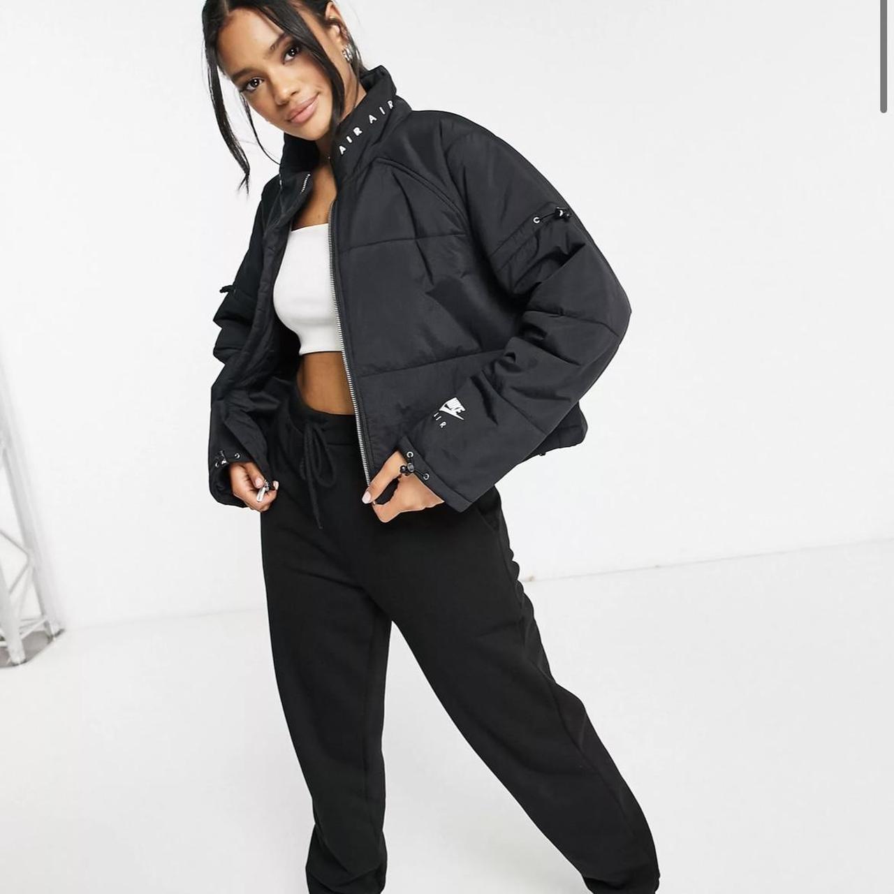 sportswear air crop padded jacket