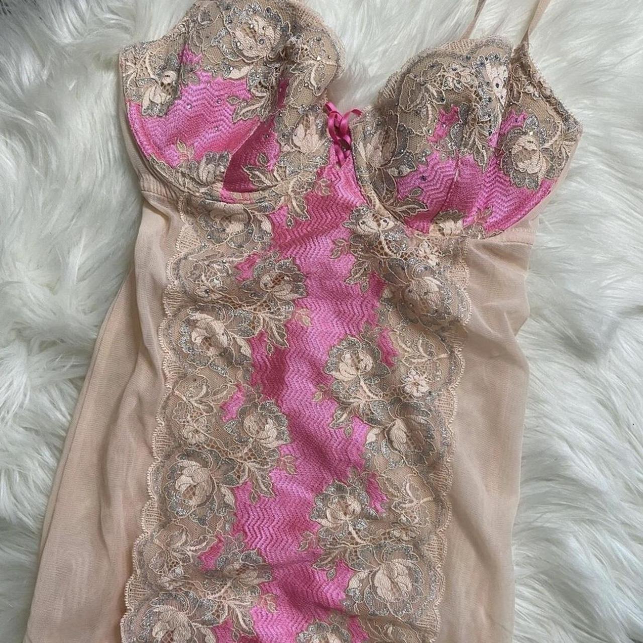 LINGERIE DROP🌸 Vintage Pink and nude Victoria - Depop