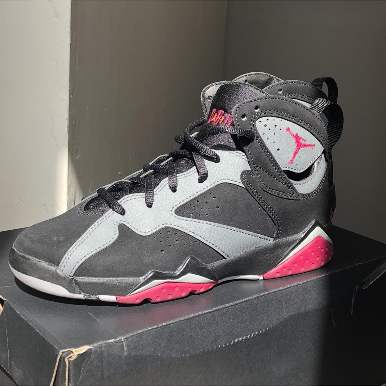jordan retro 7 grey and pink