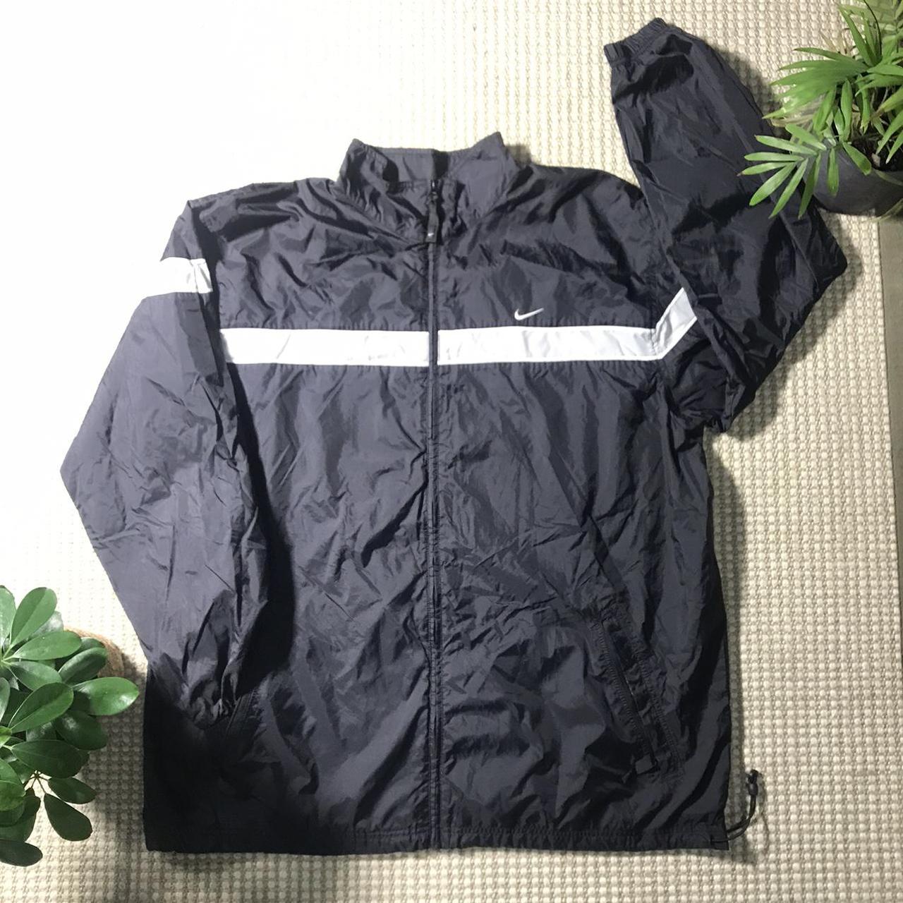 Nike Training Jacket with Grey Fleece... - Depop