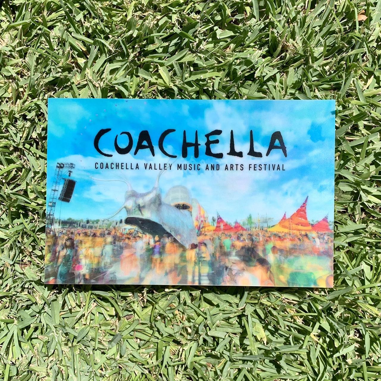 2014 Coachella Wristband Package Lenticular Photo 3D... - Depop