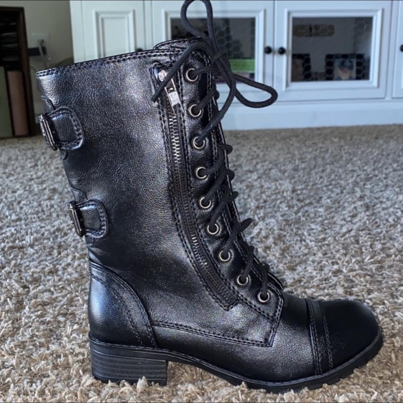 Girls combat clearance boots size 2