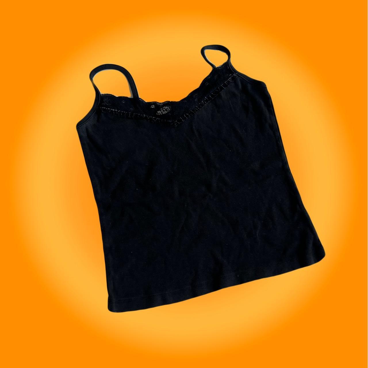 Vintage 90s/00s old label new look black cami top... Depop