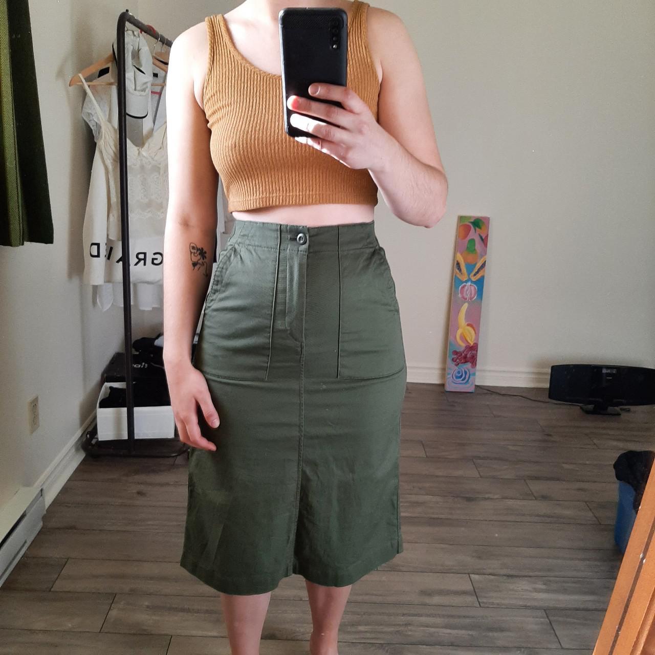 Uniqlo Midi Straight Skirt, #uniqlo