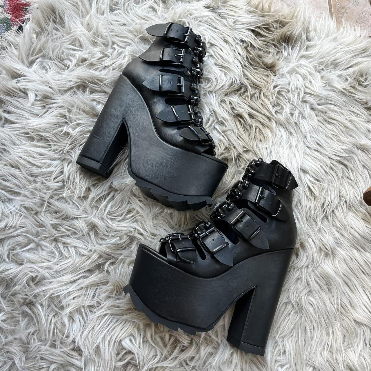 platform goth heels