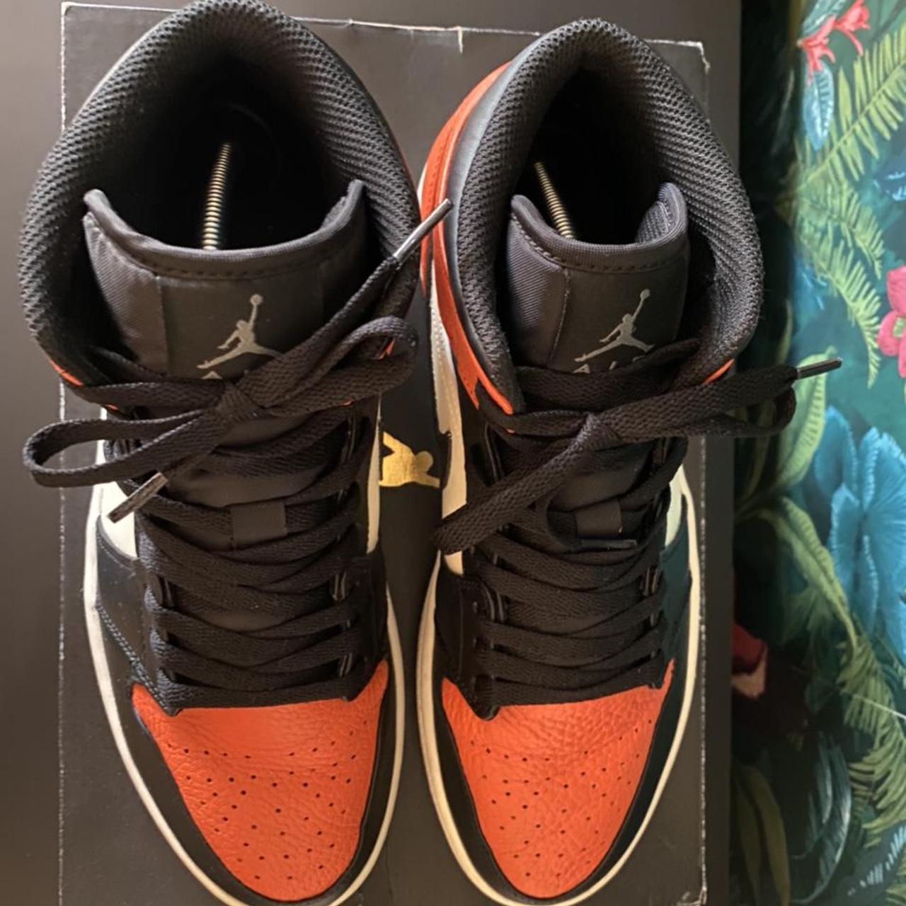 Custom Jordan 1's, Concept of High OG Orange - Depop
