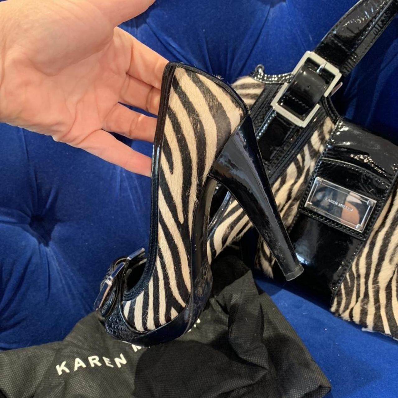 Karen millen sale zebra shoes