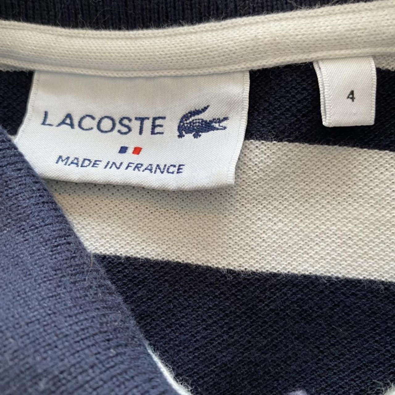 Men’s Lacoste blue croc polo shirt in excellent... - Depop