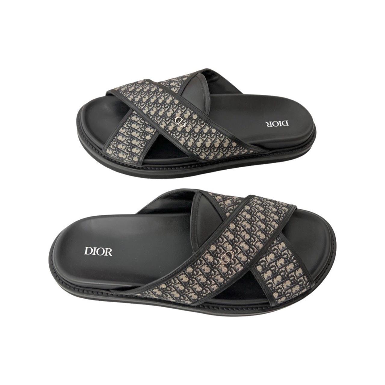 Dior Aqua Sandal Oblique Jacquard size 45 / 14 | Depop