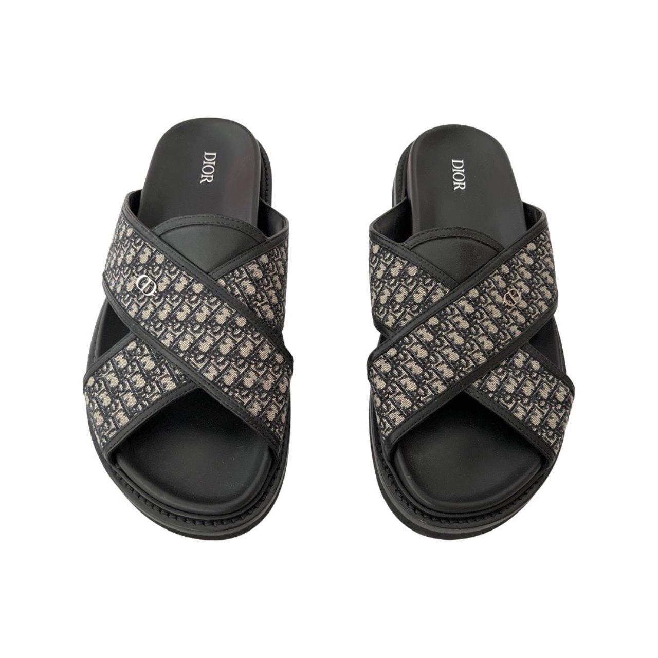 Dior Aqua Sandal Oblique Jacquard size 45 / 14 | Depop