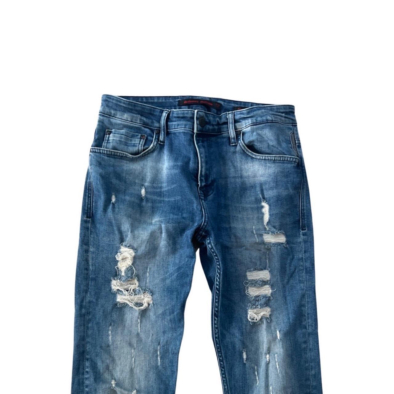 Galliano Men's Navy Jeans Depop