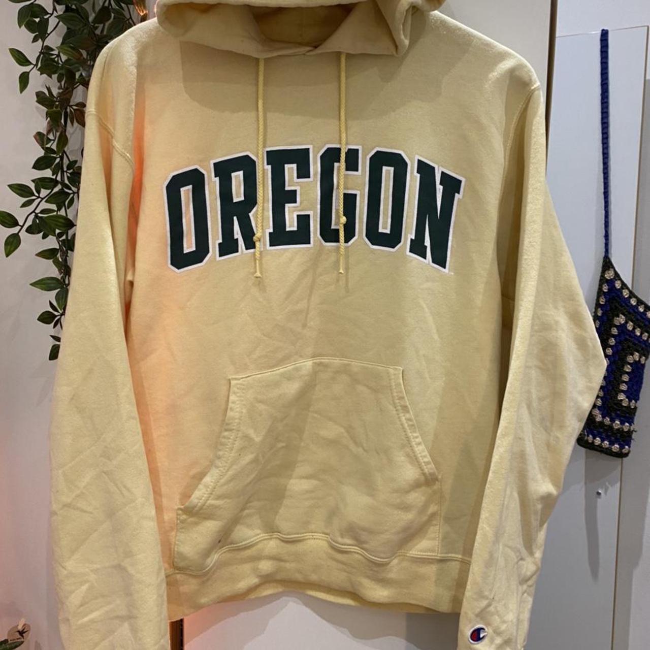 Vintage Champion Oregon baby yellow sweatshirt with