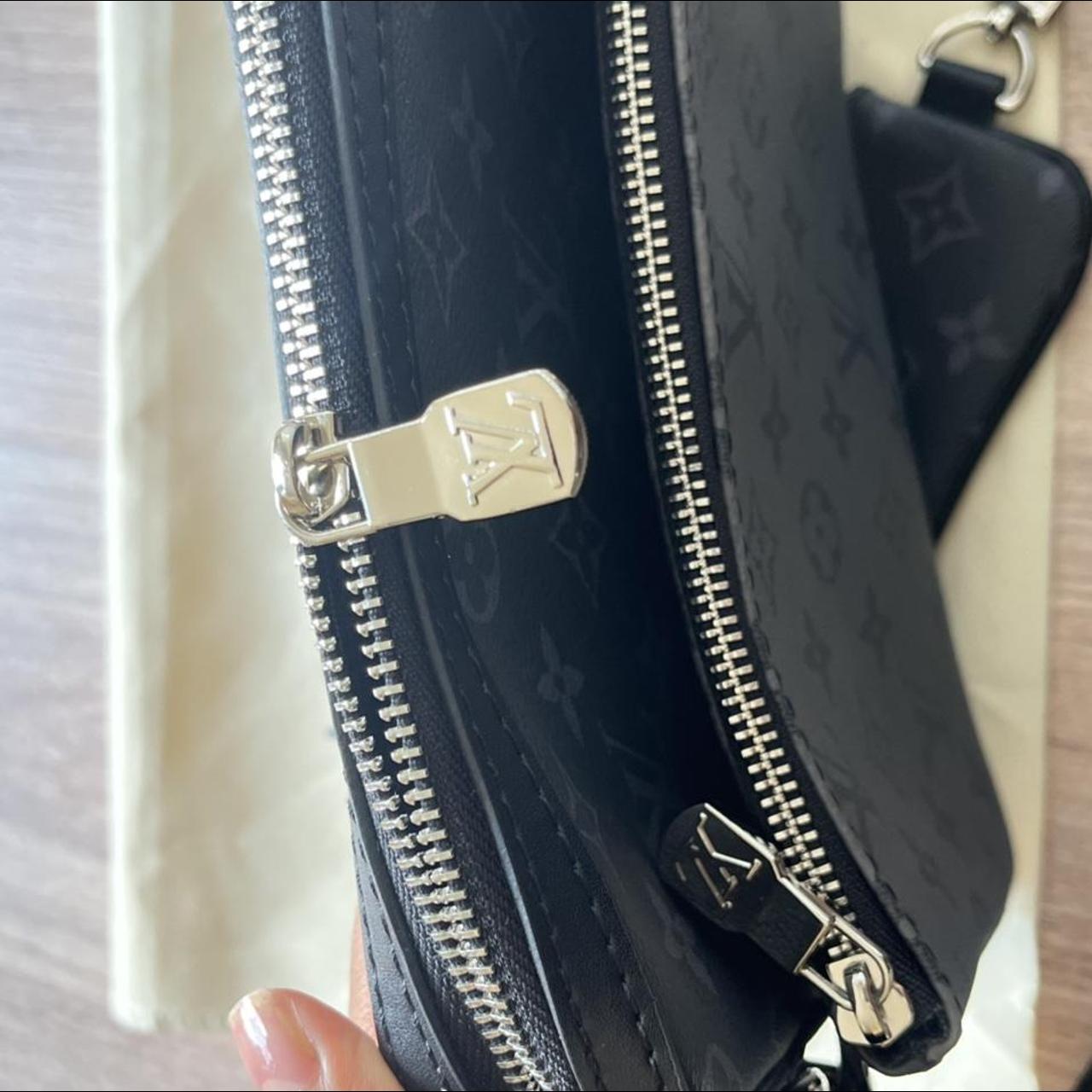 blue louis vuitton messenger bag , comes with dust... Depop