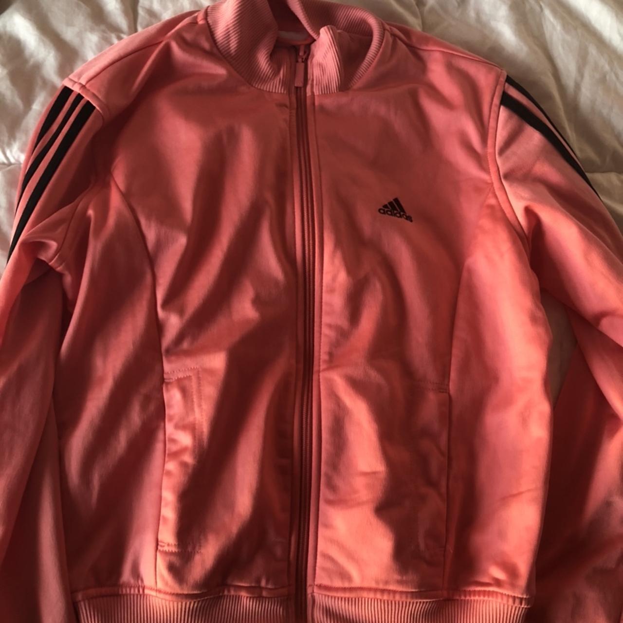 Peach on sale adidas jacket