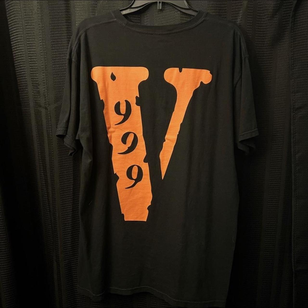 Vlone - Juice Wrld 999 T-Shirt - Black/Orange L