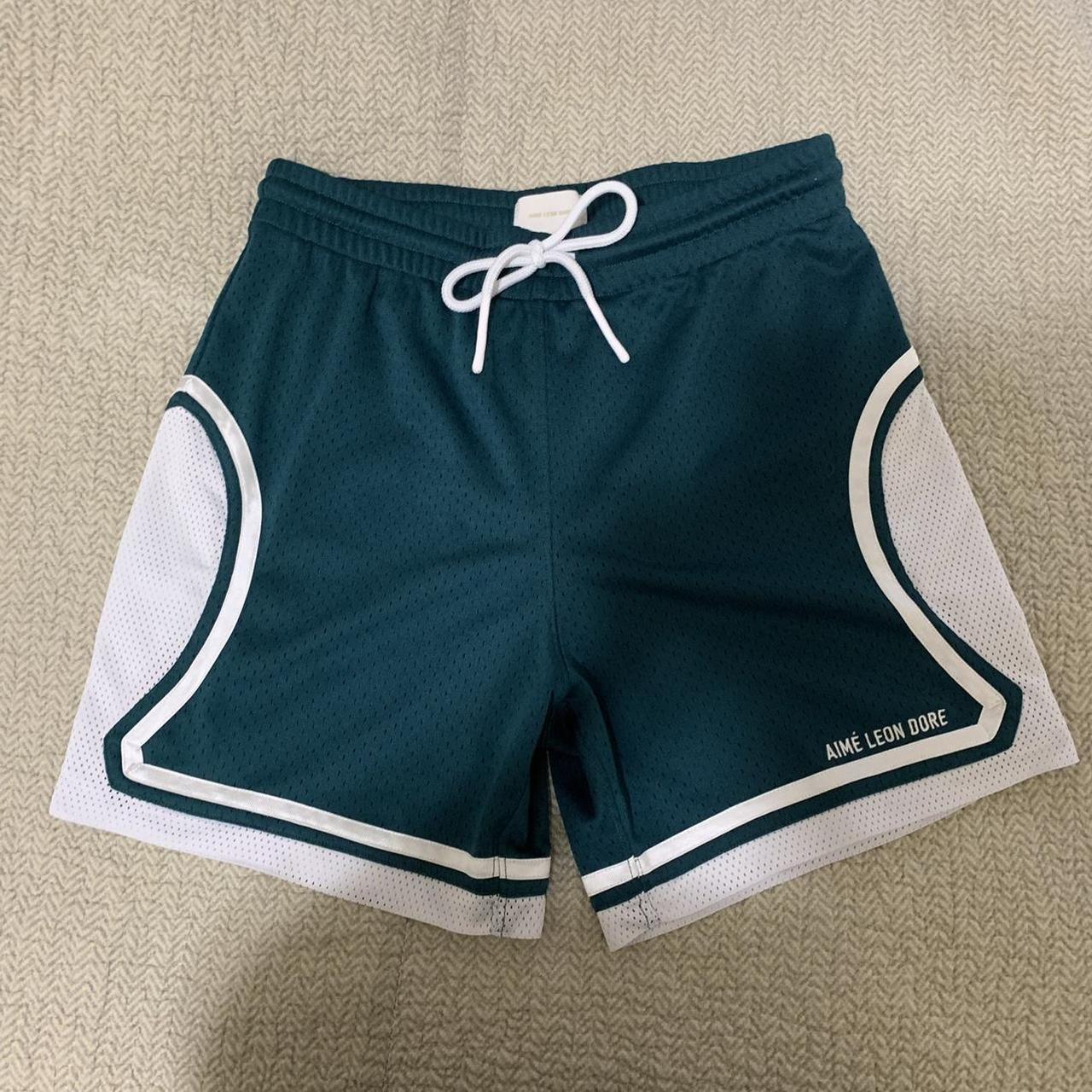 Aime Leon Dore Court Shorts in Green. Size small....