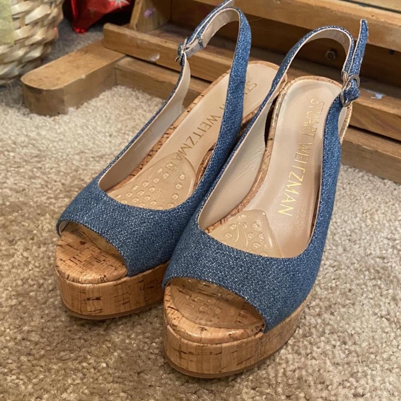 Stuart weitzman cheap blue sandals