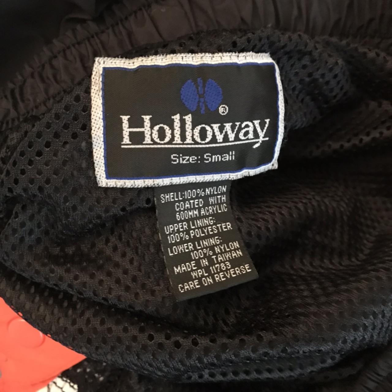 Holloway athletic tear-away pants! Solid black... - Depop