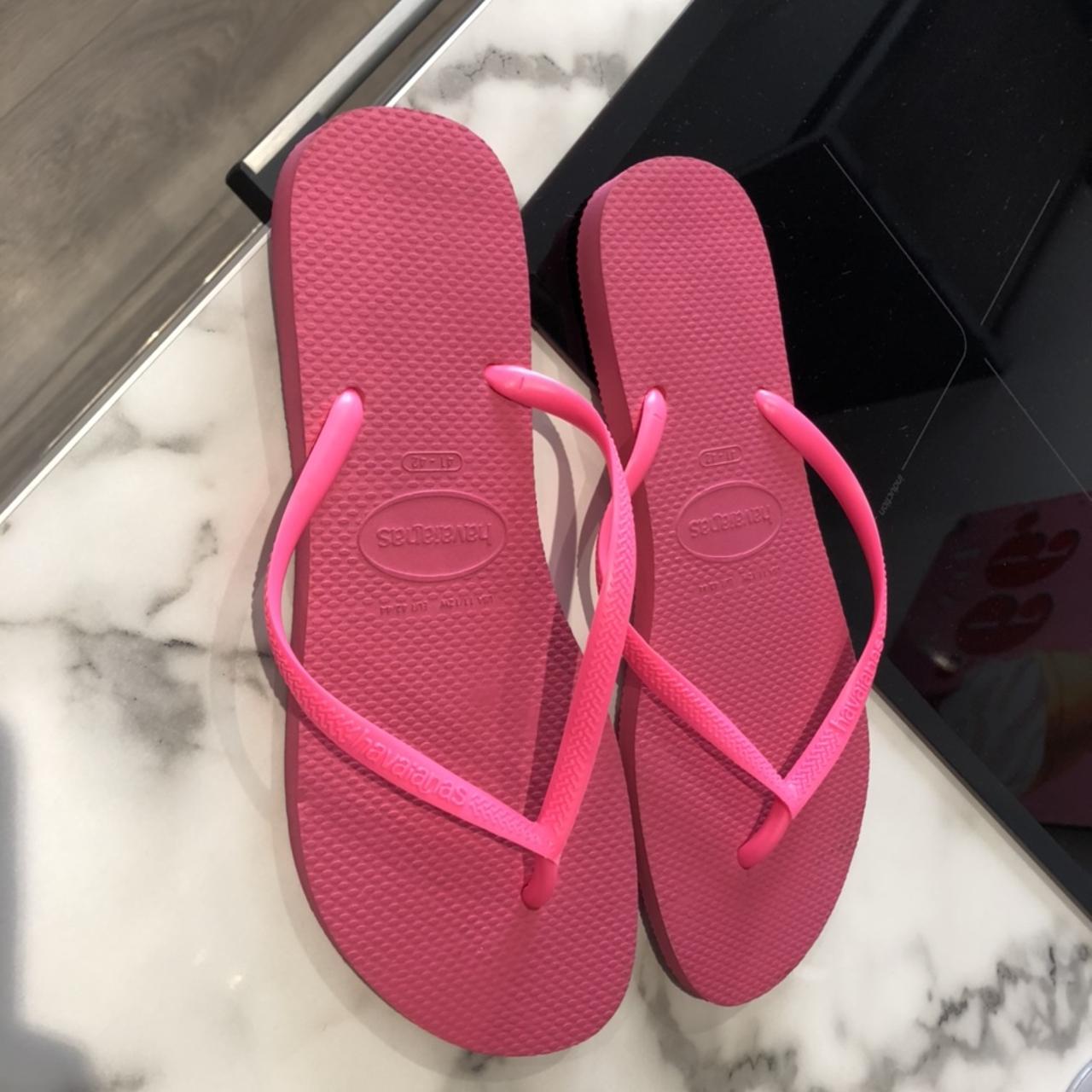 Ladies Sandals Hot Pink Sandals Size 11 SOLD Havaianas Hot