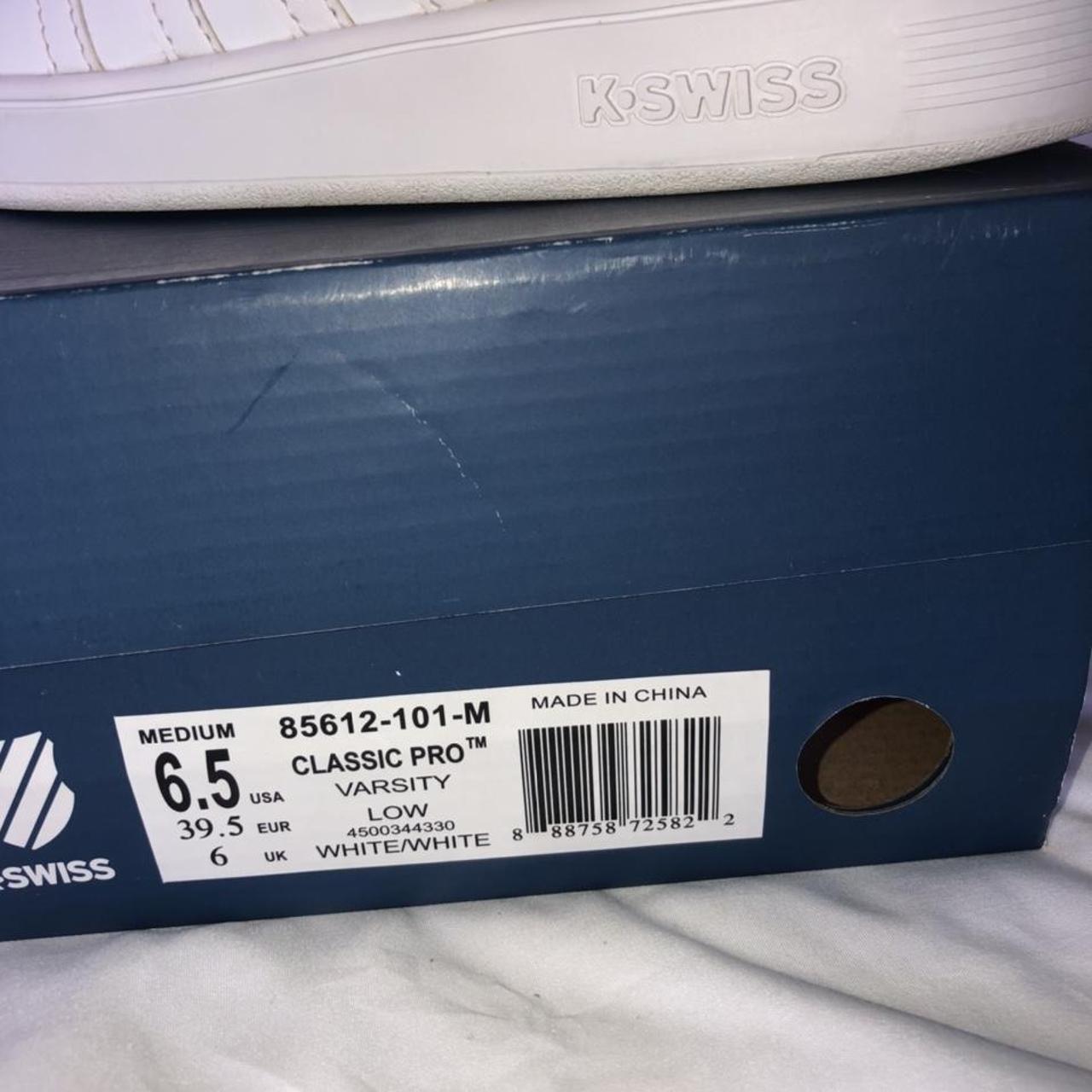 K Swiss White Trainers Depop