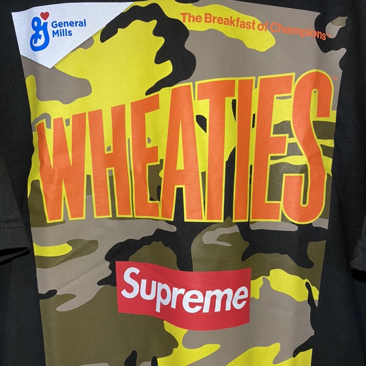 Supreme „Wheaties“ Tee - Black Size: XLarge Price:... - Depop