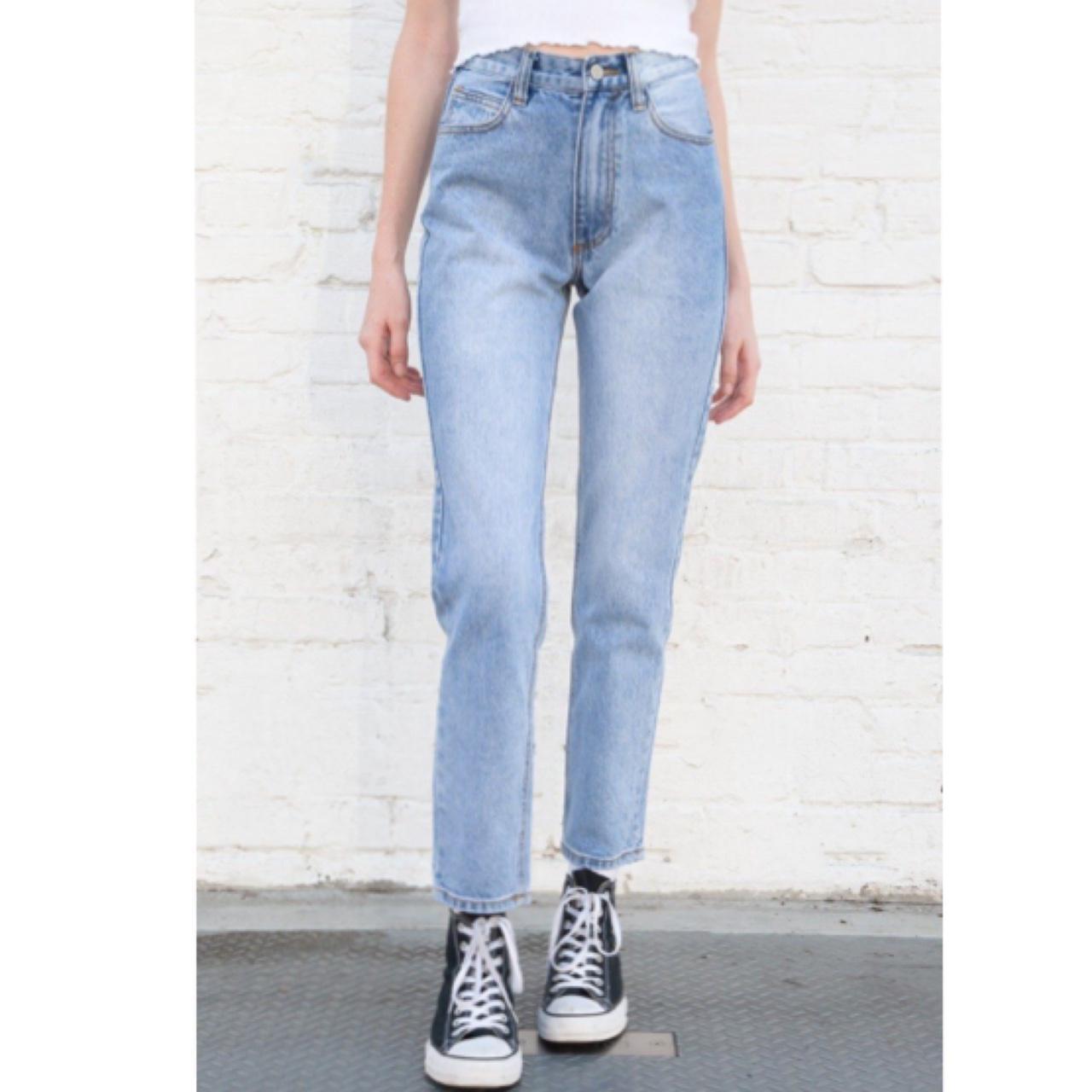 Brandy melville jane light wash sales jeans review