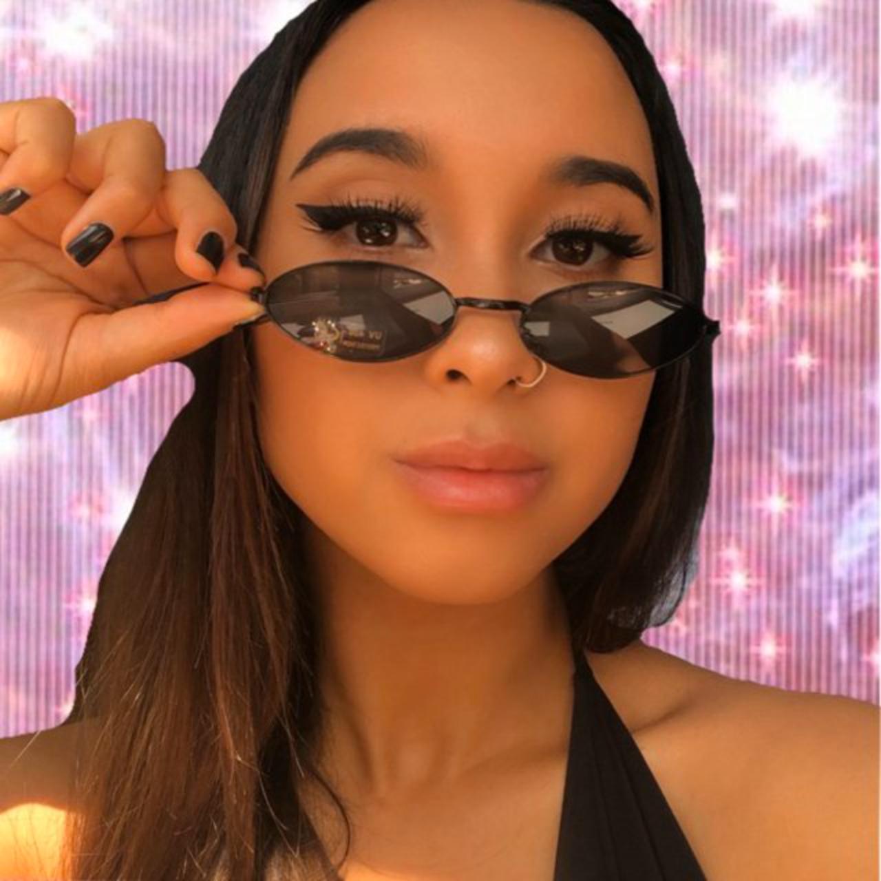 Women's Black Sunglasses Depop