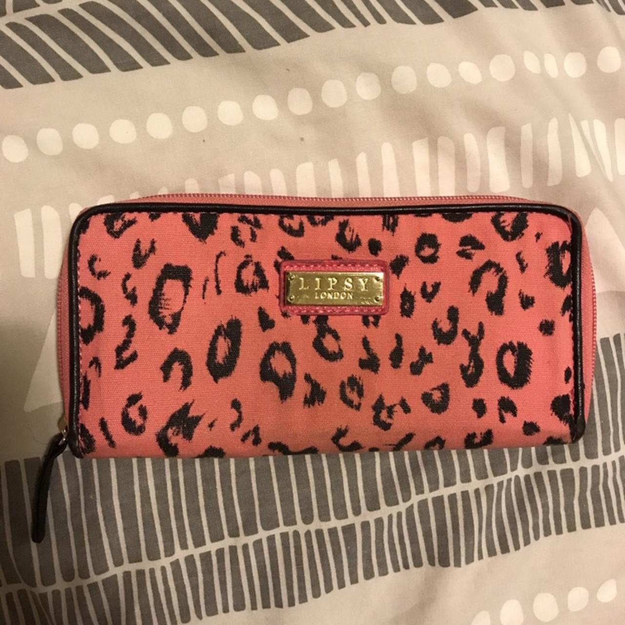 Lipsy leopard cheap print purse