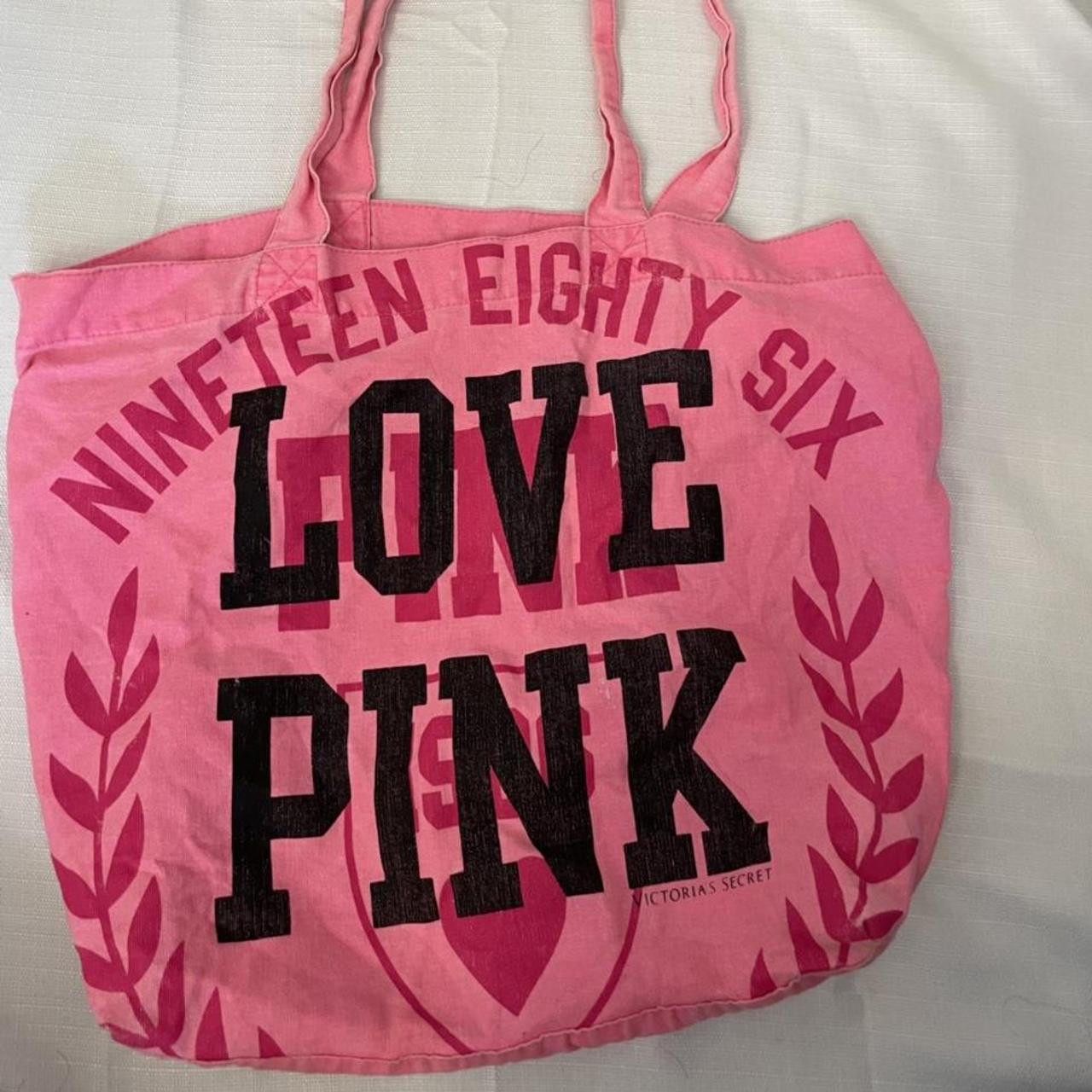 Vintage Pink tote bag - Depop