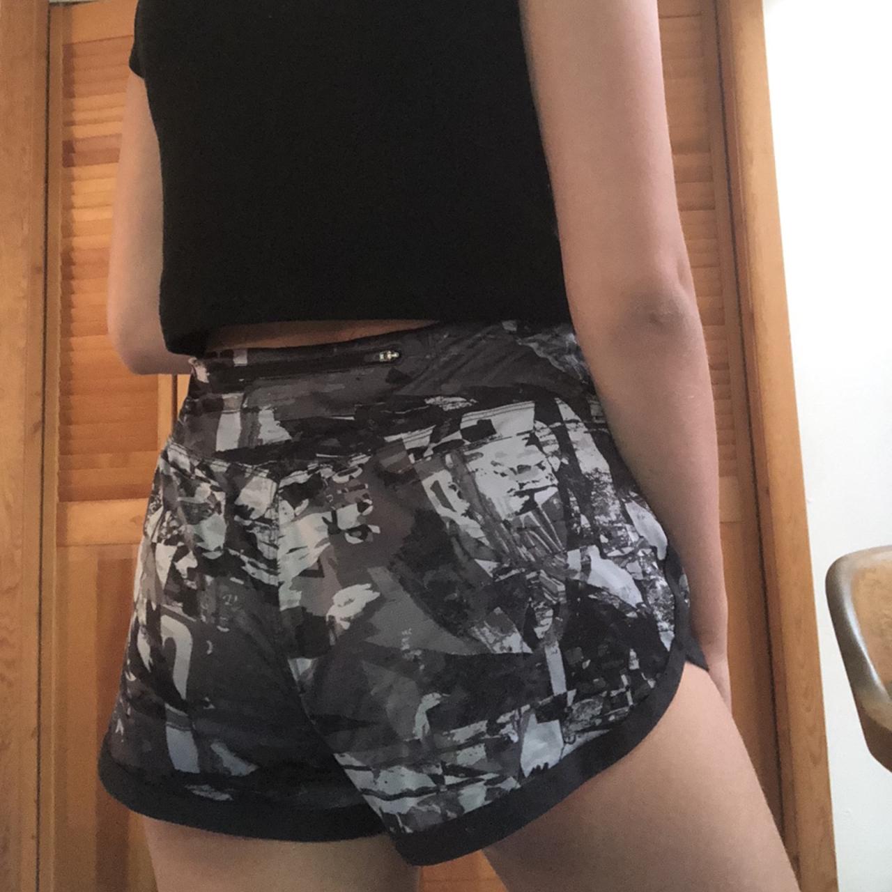 The North Face Women's Black and Grey Shorts | Depop